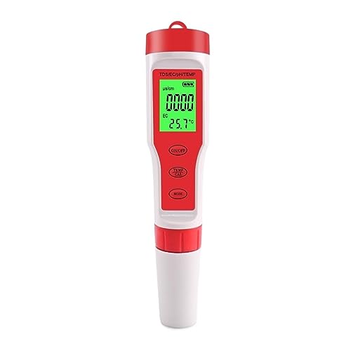 ZGJIAJU Wassertester TDS PH Meter PH/TDS/EC/Temperatur Meter Digitaler Wasserqualitätsmonitor Tester for Pools Trinkwasser Aquarien(TPH01139A) von ZGJIAJU
