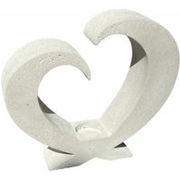 Betonfigur TEELICHTHALTER HERZ - handgefertigte Dekoration für Garten und Haus Betonfigur TEELICHTHALTER HERZ - handgefertigte Dekoration für Garten und Haus von ZGM