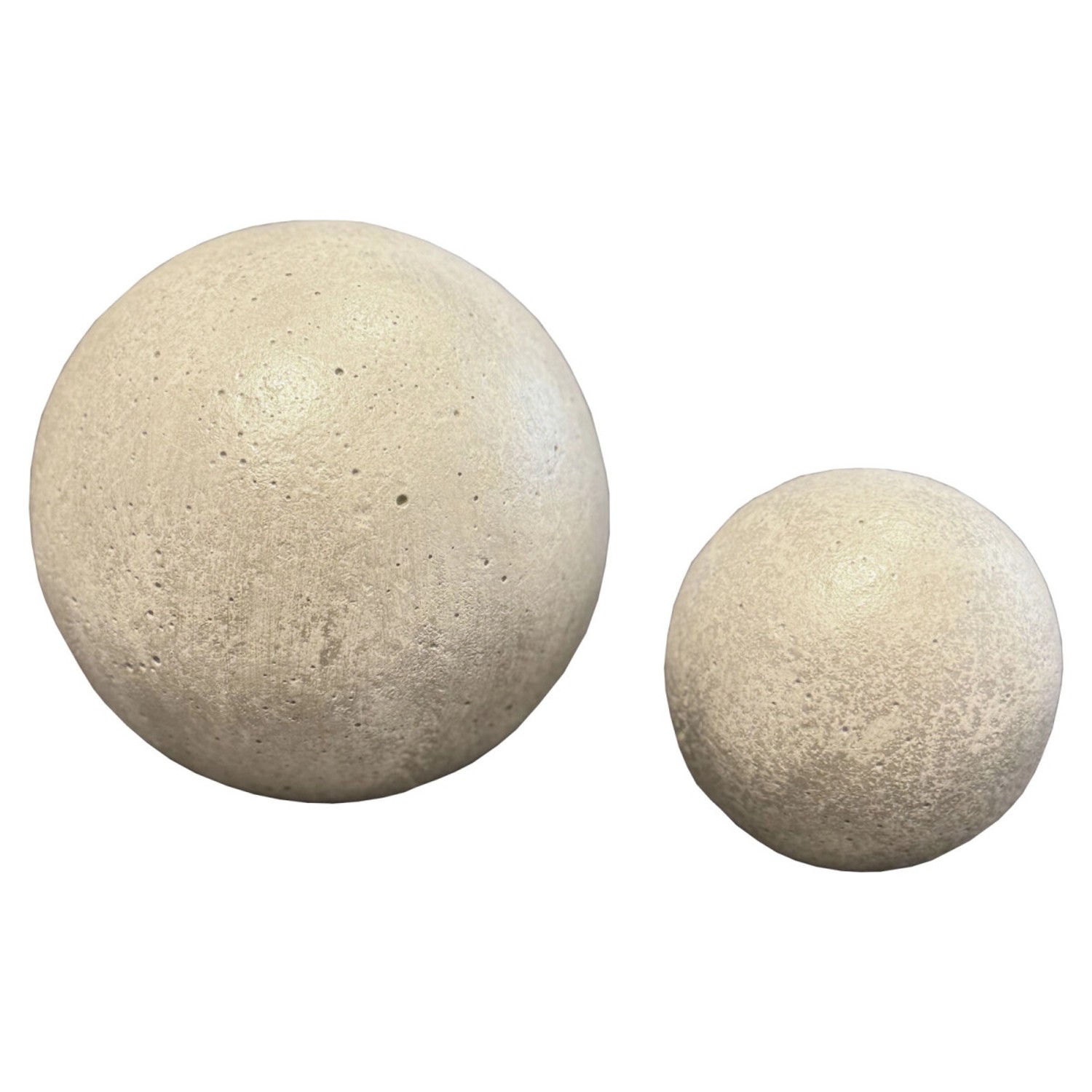ZGM Beton Dekokugeln, 2er Set von ZGM