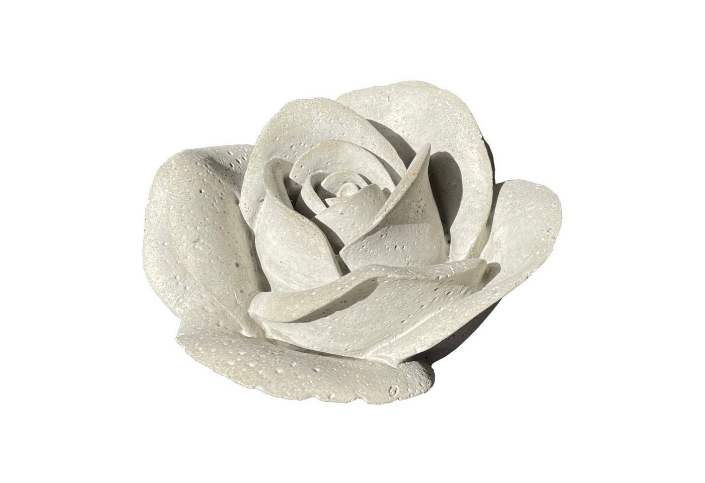 ZGM Gartenfigur Betonfigur Rose ROSA, handgefertigte Dekoration für Garten und Haus von ZGM