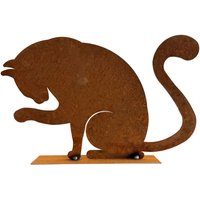 ZGM - Rost Deko Katerle Moby - Bezaubernde Dekoration für Haus und Garten von ZGM