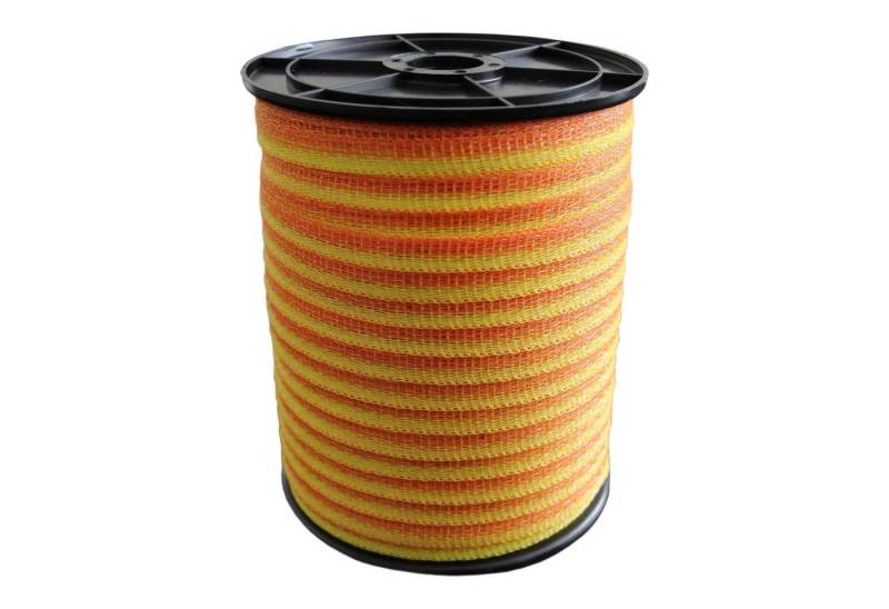 ZGM Weidenzaun Weidezaunband Basic - gelb/orange - 200 m, 10 mm, 4 Niro von ZGM