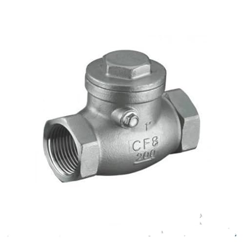ZGPOSQKZSC 1/2" DN15 Check Valve Stainless Steel Valvula One Way Swing Check Valve Female Thread WOG 200PSI air Compressor Valve ZGPOSQKZSC 1/2" DN15 Check Valve Stainless Steel Valvula One Way Swing Check Valve Female Thread WOG 200PSI air Compressor Valve von ZGPOSQKZSC