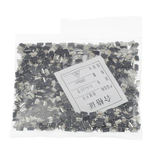 ZGPOSQKZSC 1000PCS Touch Switch 3X6X2.5MM 3 * 6 * 2.5 SMD White Button Head von ZGPOSQKZSC