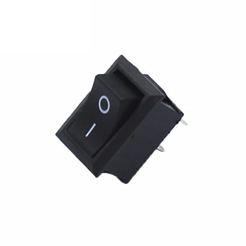 ZGPOSQKZSC 100PCS black ON-OFF KCD1 15 * 21mm 2pin 6A 250V 10A 125V 15X21 Rocker Switch power switch von ZGPOSQKZSC