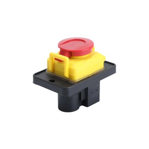 ZGPOSQKZSC 1PC CK31 7 pins 400VAC 3 phase magnetic self-locking switch, 3 phase start button, cutting machine switch von ZGPOSQKZSC