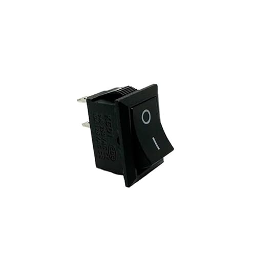 ZGPOSQKZSC 1PC KCD1-101-2P-B 21X15mm Panel Size 13x19 ON-OFF 2 Pins SPST Snap-in Black Power Rocker Switch 6A/250VAC von ZGPOSQKZSC
