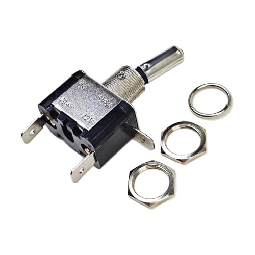 ZGPOSQKZSC 1Pcs 12V 20A Illuminated LED Toggle Switch Auto Car Boat Truck White von ZGPOSQKZSC