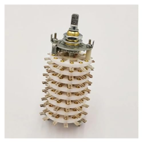 ZGPOSQKZSC 1pc Ceramic Channel Band Rotary Switch Selector 8P11T 8-Pole 11-Position 8 Deck von ZGPOSQKZSC