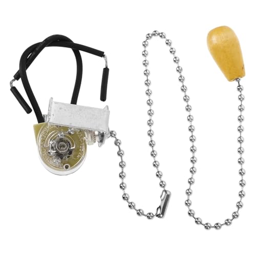 ZGPOSQKZSC 1pc Pull Cord Light Switch Lamp Parts Silent Chain Bathroom Socket von ZGPOSQKZSC
