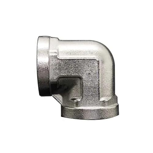 ZGPOSQKZSC 201 Stainless Steel Elbow 1/2" BSPP Female Reduce Pipe Fitting Coupling Connector von ZGPOSQKZSC