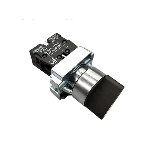 ZGPOSQKZSC 22mm XB2-BD21 2 Position Self-locking Knob Switch Select 10A/660V Rotary switch von ZGPOSQKZSC