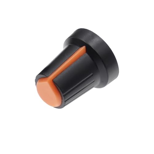 ZGPOSQKZSC 25PCS ORANGE WH148 Potentiometer Knob Cap(copper core) 15X17mm 6mm Shaft Hole AG2 von ZGPOSQKZSC