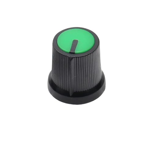 ZGPOSQKZSC 25PCS RED WH148 AG3 Potentiometer knob Cap AG3 knob for Diameter 6mm Plum Handle (Green) von ZGPOSQKZSC