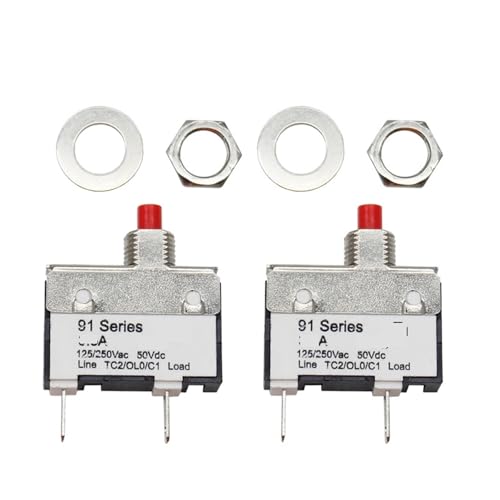 ZGPOSQKZSC 2PCS 91series 1A Circuit breaker Overload protector switch von ZGPOSQKZSC