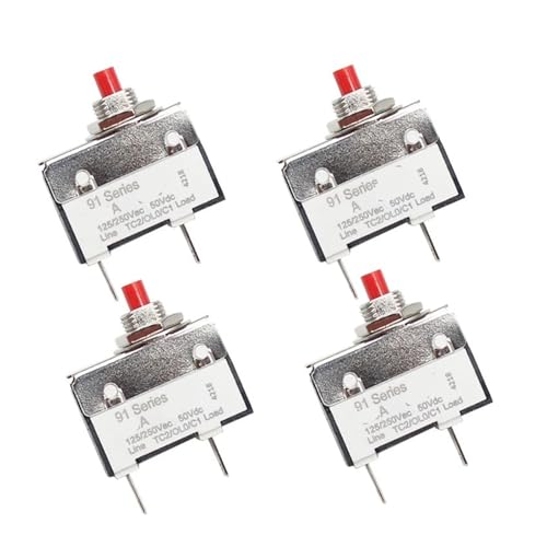 ZGPOSQKZSC 4 PCS 91 series Overload Protector 6A Electrical automatic Circuit Breaker von ZGPOSQKZSC