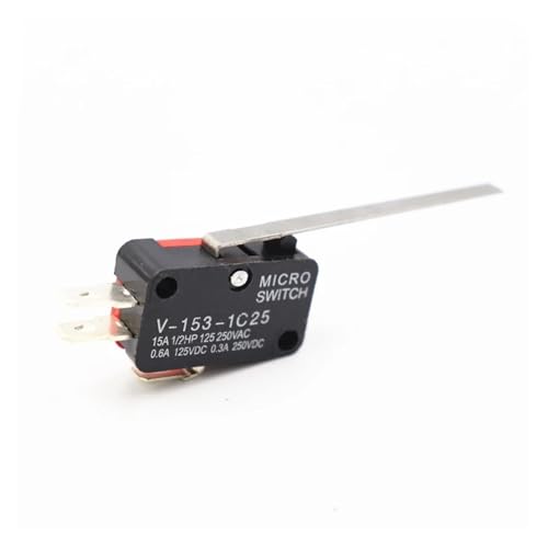 ZGPOSQKZSC 7pcs V-153-1C25 SPDT momentary limit switch 1NO1NC roller lever von ZGPOSQKZSC