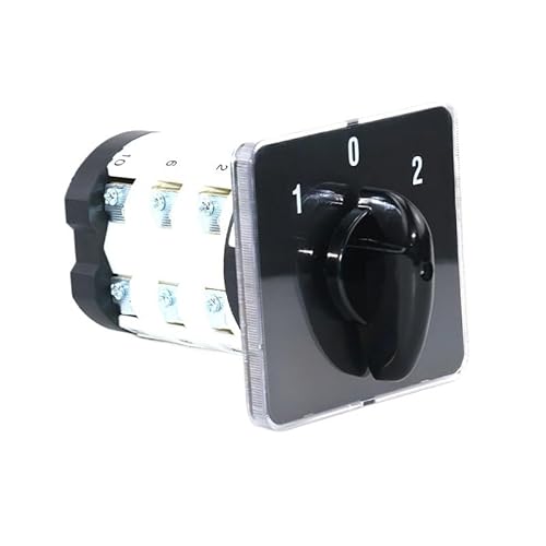 ZGPOSQKZSC SZL9-75/3 75A 1-0-2 3 Positions 12 Screws 3Phases Transfer Changeover Rotary Cam Switch von ZGPOSQKZSC