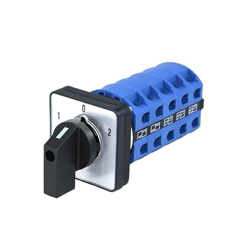 ZGPOSQKZSC SZW26/LW26-25 5 Phase Rotary Knob Selector Cam Switch 3 Positions 20 Terminals 660V 25A 48x48 von ZGPOSQKZSC