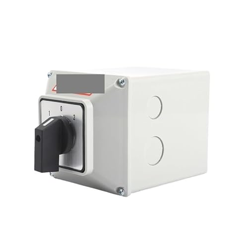 ZGPOSQKZSC SZW26/LW26-63 63A 1-0-2 3 Position 3 Ploes 12 Screws Cam Rotary Changeover Control Switch With Shell von ZGPOSQKZSC