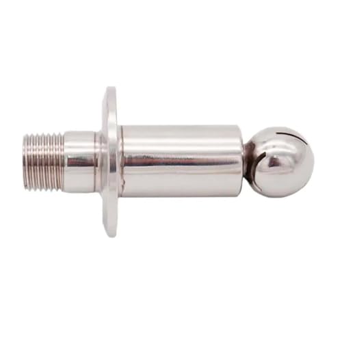 ZGPOSQKZSC Spray Ball Rotating CIP 1/2" BSP Connection 1.5" TC(50.5mm) Homebrew Beer Tank 304 Stainless Homebrew Beer Hardware von ZGPOSQKZSC