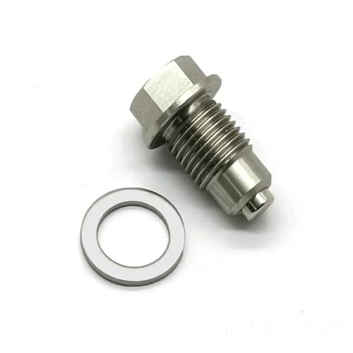 ZGPOSQKZSC Stainless Steel M12x1.25 Oil Drain with Neodymium Magnet Sump Suction Screw Fittings ZGPOSQKZSC Stainless Steel M12x1.25 Oil Drain with Neodymium Magnet Sump Suction Screw Fittings von ZGPOSQKZSC