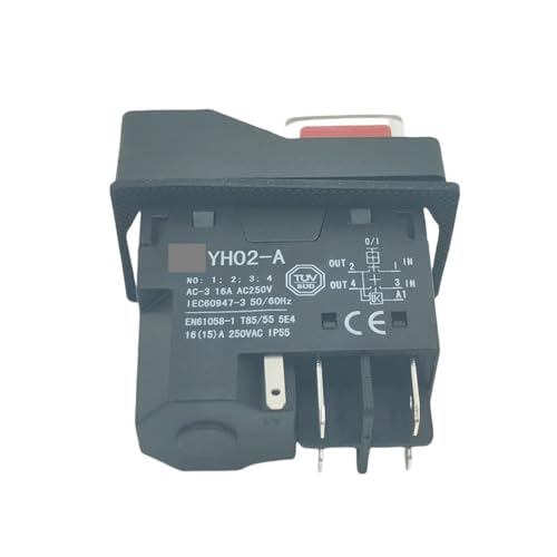 ZGPOSQKZSC YH02-A 5Pins Electromagnetic Starter Push Button Switches 16A AC250V IP55 ZGPOSQKZSC YH02-A 5Pins Electromagnetic Starter Push Button Switches 16A AC250V IP55 von ZGPOSQKZSC