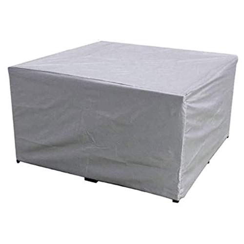 ZGQ Gartenmobel Abdeckung 1.35x1.35x0.75m, Wasserdichtes Schutzhülle für Garten Outdoor Plane Regendicht Staubdicht Four Seasons anwendbar Sein, Anpassbare,Silver von ZGQ
