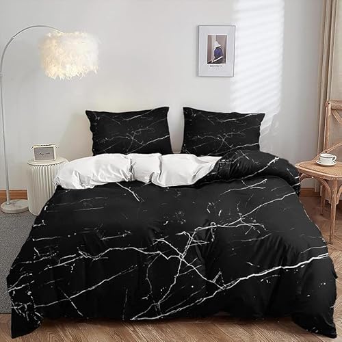 ZGRTZH Bettwäsche 140 x 200 Pferd Schön Bettbezug mit Reißverschluss Bettbezug Set 3 Teilig Weiche Angenehme Mikrofaser Bettwäsche-Sets und 2 Kissenbezug 80 x 80 cm von ZGRTZH