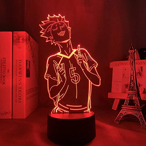 ZGSBT 3D-Illusionslampe LED-Nachtlichtlampe Anime Haikyuu Tendou Satori Licht für Kinder Kinderzimmer Dekor Geburtstagsgeschenk Manga Gadget Tendou Lampe Haikyu ZGSBT 3D-Illusionslampe LED-Nachtlichtlampe Anime Haikyuu Tendou Satori Licht für Kinder Kinderzimmer Dekor Geburtstagsgeschenk Manga Gadget Tendou Lampe Haikyu von ZGSBT