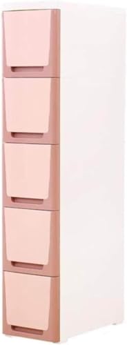 ZGSSOPTU 20 cm Schlitzschrank, Aufbewahrungsschlitz, mehrschichtig, Haushalt (Rosa, 5 Schichten à 20 x 40 x 100 cm) von ZGSSOPTU