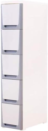 ZGSSOPTU 20 cm Schlitzschrank, Aufbewahrungsschlitz, mehrschichtiger Haushalt (grau, 5 Schichten à 20 x 40 x 100 cm) von ZGSSOPTU