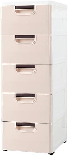 ZGSSOPTU 20 cm Spaltschrank Schubladenart Kunststoff Küchenregal Badezimmer Spaltschrank (helles Khaki, 7 Ebenen) von ZGSSOPTU