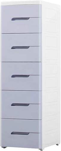 ZGSSOPTU Aufbewahrungsbehälter, einfarbig, kontrastierend, geeignet für Badezimmer/Küche/Wohnzimmer/Badezimmer (grau, 6 Schichten) von ZGSSOPTU