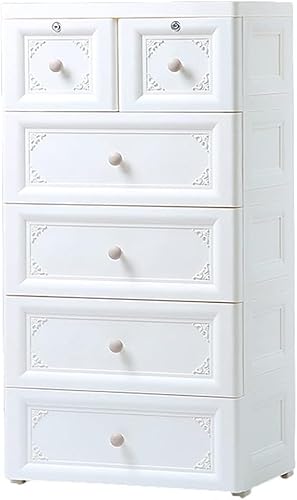ZGSSOPTU Aufbewahrungskörbe, Schubladenschrank, Kunststoff, Kinderschrank, Spind, Haushalt, mehrschichtige Box (5 Ebenen) von ZGSSOPTU