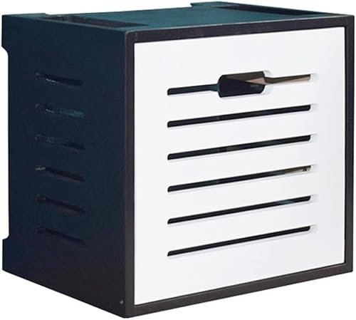 ZGSSOPTU Creative Router Desktop Aufbewahrungsbox Multifunktionale Massivholz Netzkabel Finishing Halter TV Schrank Modem von ZGSSOPTU