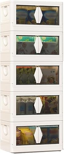 ZGSSOPTU Große faltbare Aufbewahrungsbehälter, transparenter Acryl-Mülleimer mit transparentem Frontfenster und Deckel oben, vielseitige Aufbewahrungsbox für Organisation ZGSSOPTU Große faltbare Aufbewahrungsbehälter, transparenter Acryl-Mülleimer mit transparentem Frontfenster und Deckel oben, vielseitige Aufbewahrungsbox für Organisation von ZGSSOPTU