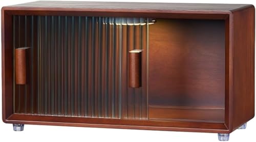 ZGSSOPTU Massivholz-Arbeitsplattenschrank, Sideboard mit Glastüren, transparente Vitrine, Kaffeetassen-Aufbewahrungsbox, klein ZGSSOPTU Massivholz-Arbeitsplattenschrank, Sideboard mit Glastüren, transparente Vitrine, Kaffeetassen-Aufbewahrungsbox, klein von ZGSSOPTU