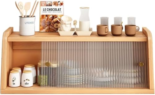 ZGSSOPTU Tischplatte Lagerregal Naturholz Sideboard Transparent Zwei-Wege-bewegliche Tür Kann Tischplatte platzieren ZGSSOPTU Tischplatte Lagerregal Naturholz Sideboard Transparent Zwei-Wege-bewegliche Tür Kann Tischplatte platzieren von ZGSSOPTU