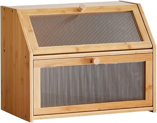 ZGSSOPTU Trapezförmiger Aufbewahrungsschrank für Küchenarbeitsplatte, freistehende Speisekammer mit transparentem Acryl-Tür-Organizer (A) von ZGSSOPTU