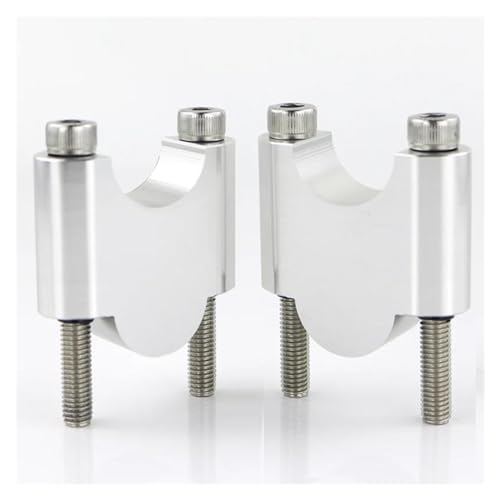 Lenker Kit Riser für DR650 für V-Strom für DL650 2016 2017 2018 2019 2020 2021 2022 2023 2024 22 mm 7/8 Zoll Lenkerklammer Lenkererhöhung (Silber Riser 40 mm) von ZGVGFAFLPQ