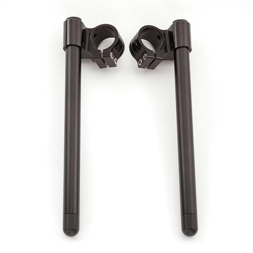 Lenkererhöhungs-Set 33 35 36 37 41 43 45 46 47 48 50 51 52 53 54 mm erhöhte Erhöhung Klemme Motorradlenker Lenker Clip On auf Gabelstangen Riser Klemme (Riser schwarz 50 mm) von ZGVGFAFLPQ
