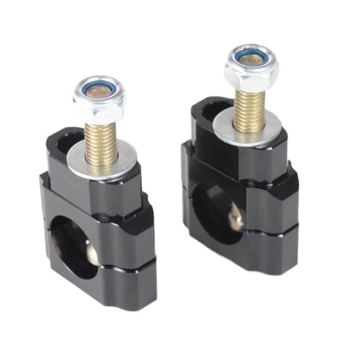 Lenkererhöhungs-Set für YZF Motorrad 1 1/8 Zoll Lenker Erhöhung Lenkerhalterung Riser Klemmen Halterungen Stangen Riser Clamp (Schwarz) von ZGVGFAFLPQ