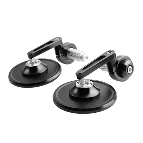 Motorrad Spiegel Set Für Scrambler Für Bobber Für Bonneville Für Street Für Twin Für Speed ​​2020 Umkehrlenkerenden Seitenrückspiegel Lenkerendenspiegel Motorrad(Black) von ZGVGFAFLPQ
