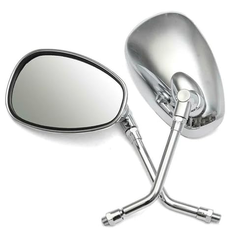 Motorrad Spiegel Set Für Vulcan900 Für Vulcan-900 Für Vulcan 900 2008 2009 1 Paar 10 Mm Motorrad Rückspiegel Teile Modifiziertes Zubehör Lenkerendenspiegel Motorrad von ZGVGFAFLPQ