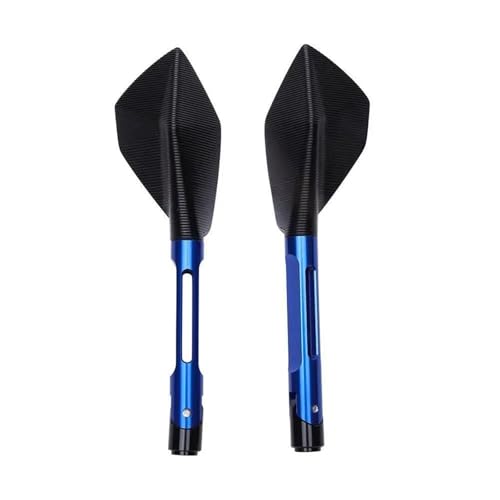 Motorrad Spiegel Set Für Z900 Für Z-900 Für Z 900 Motorrad Rückansicht Modifizierte Zubehör Motorrad Rückspiegel Ersatzteile Lenkerendenspiegel Motorrad(Blue) von ZGVGFAFLPQ