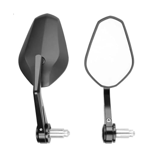 Motorrad Spiegel Set Motorrad Lenker Spiegel 7/8'' 22 Mm Bar End Universal Spiegel Rückspiegel Zubehör Lenkerendenspiegel Motorrad(B) von ZGVGFAFLPQ
