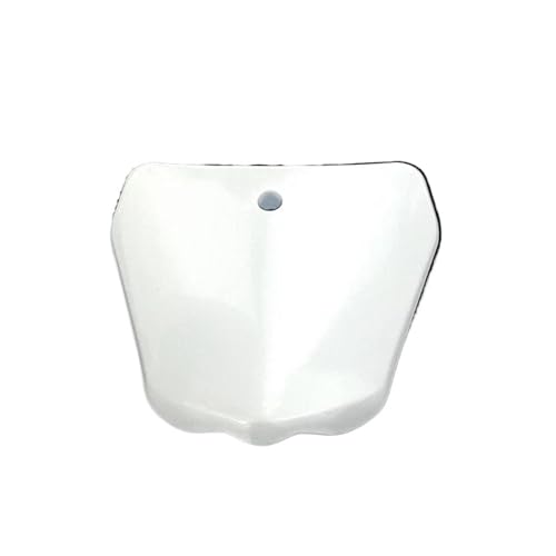 Spritzschutz-Abdeckung für CRF50 für CRF-50 für CRF 50 Motocross Nachrüstung Ersatzteile Frontkotflügel und Nummernschild Reifenabdeckung Schutzblech (weiße Platte) von ZGVGFAFLPQ