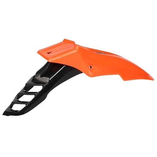 Spritzschutz-Schutzabdeckung, universelles Motocross-Frontschutzblech, Motorrad-Ersatzteile, Reifenumhüllung, Schutzblech (schwarz orange) von ZGVGFAFLPQ