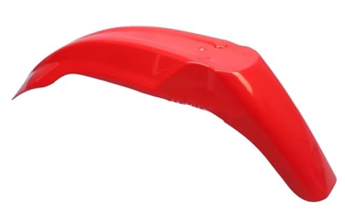 Spritzschutz Schutzabdeckung Motocross Front Fender Kotflügel Abdeckung Schutz Motorrad Universal Teile Reifen Hugger Schutzblech (rot) von ZGVGFAFLPQ